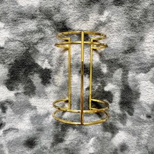 Express gold bangle cuff bracelet